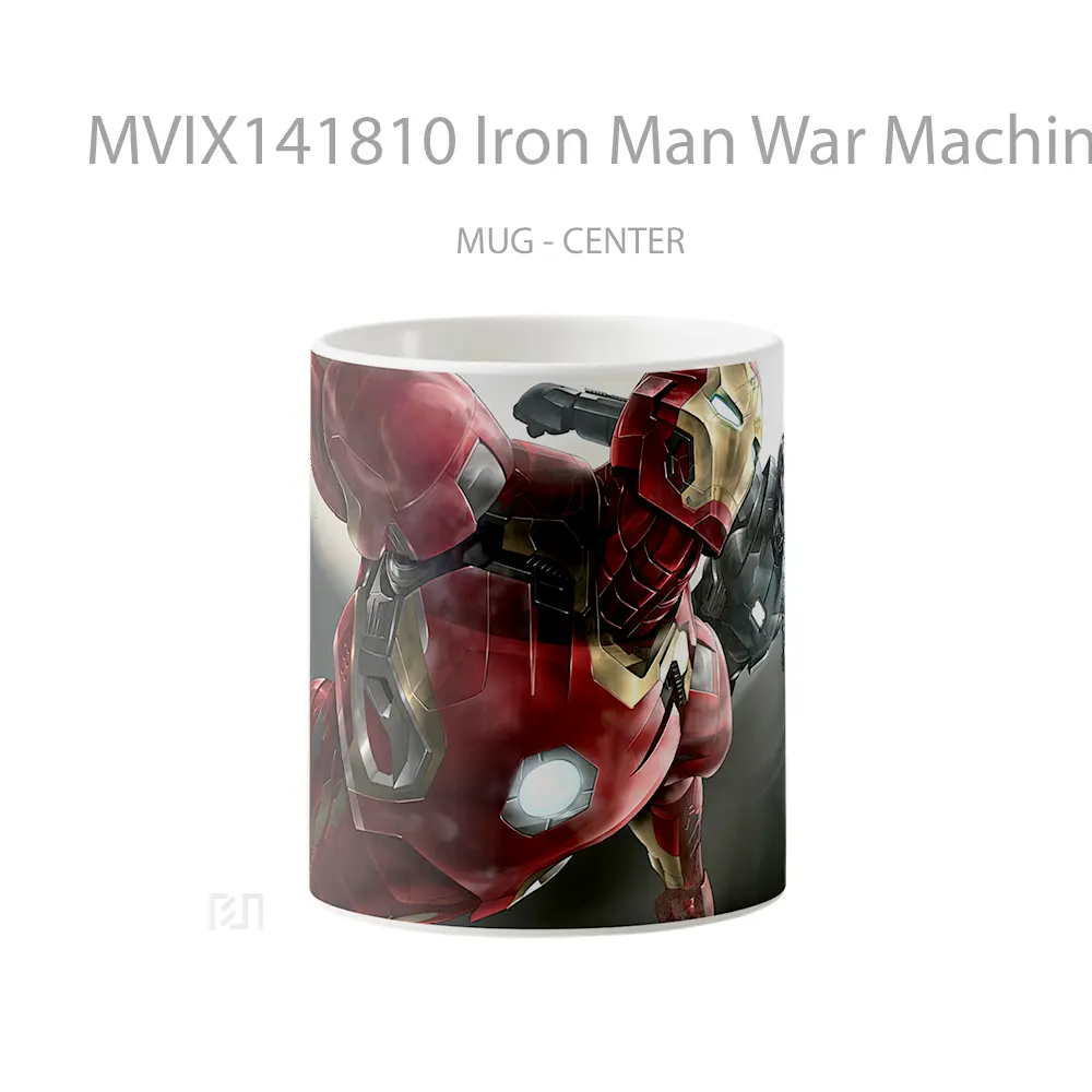 Mug Iron Man War Machin Gelas Superhero