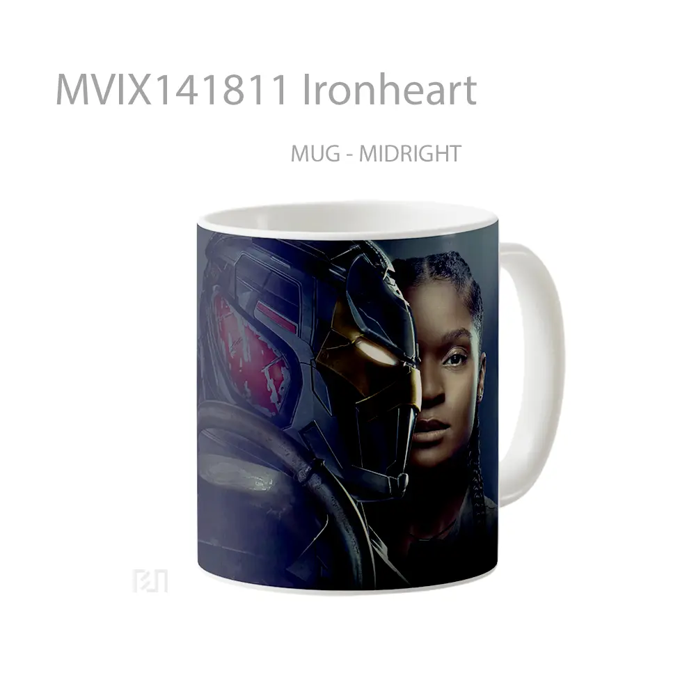 Mug Ironheart Gelas Keramik Unik - All-side / Desain