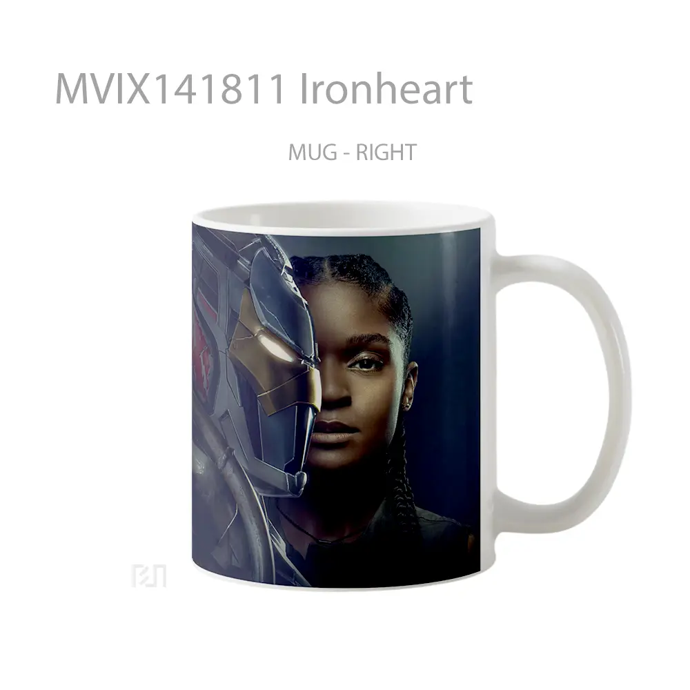 Mug Ironheart Gelas Keramik Unik - All-side / Desain