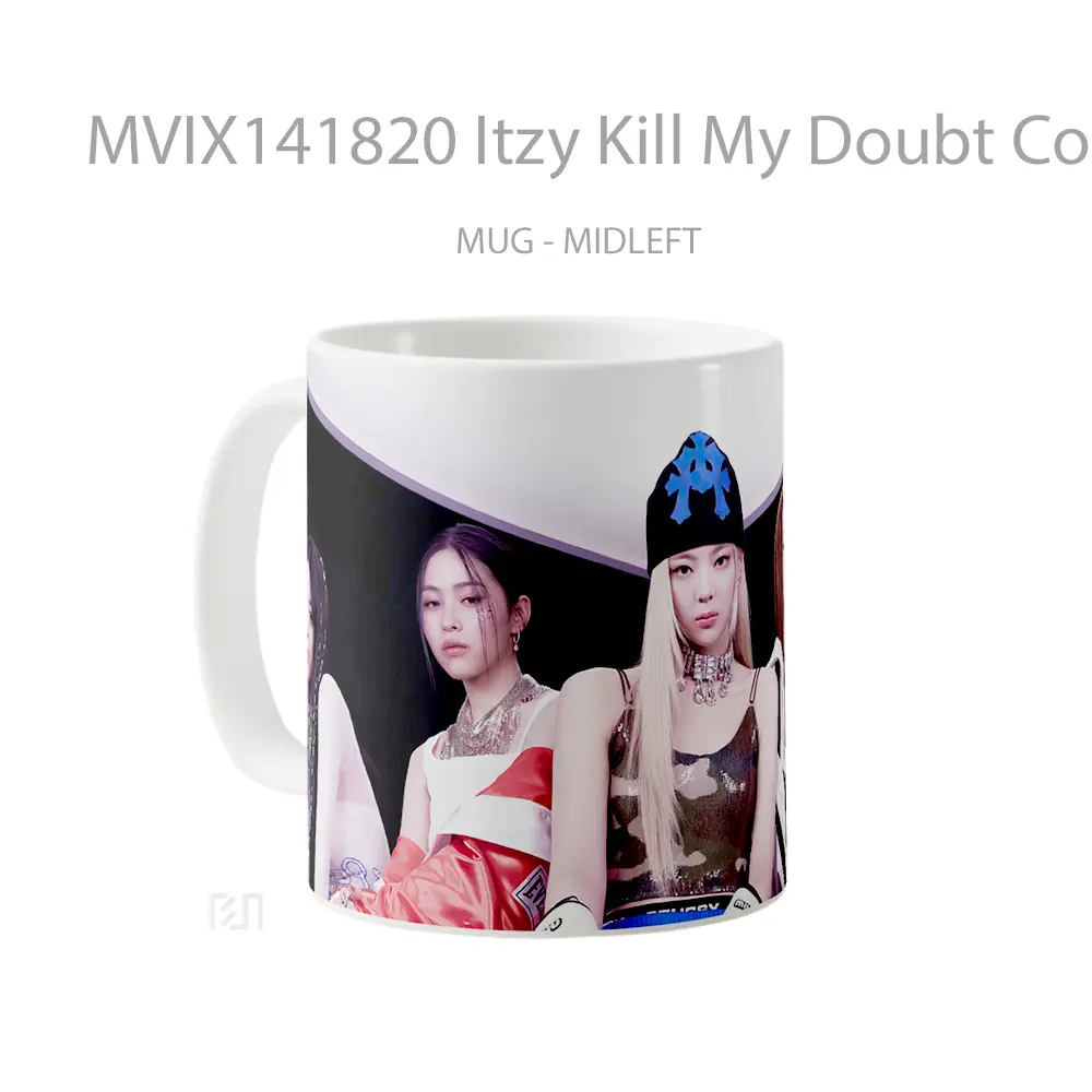Mug Itzy Kill My Doubt Concept 1 All Members Gelas Keramik Unik - All-side / Desain