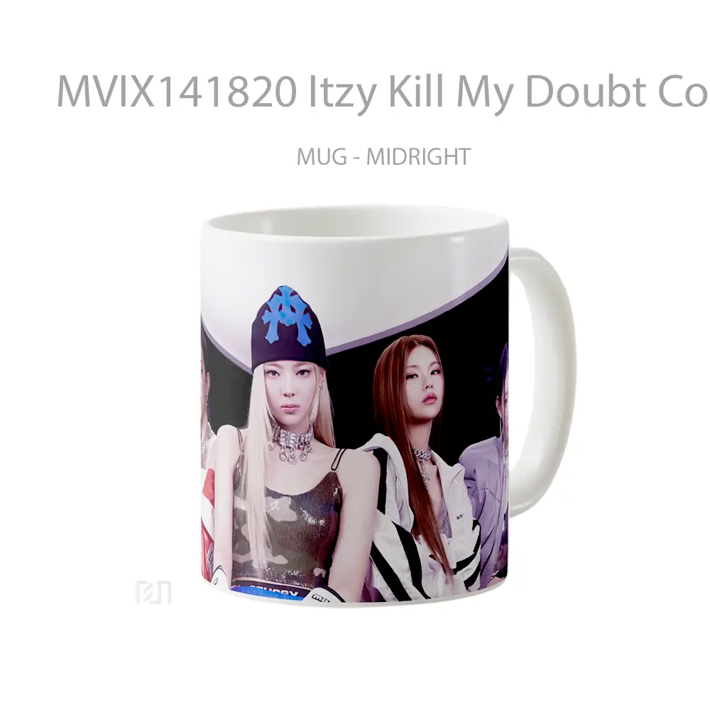 Mug Itzy Kill My Doubt Concept 1 All Members Gelas Keramik Unik - All-side / Desain