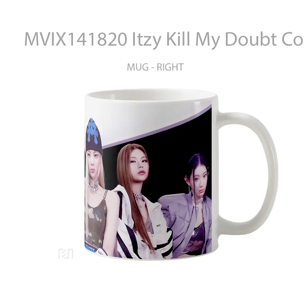 Mug Itzy Kill My Doubt Concept 1 All Members Gelas Keramik Unik - All-side / Desain