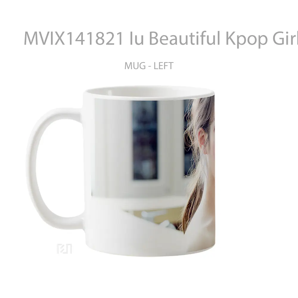 Mug Iu Beautiful Kpop Girl Gelas Keramik Unik - All-side / Desain