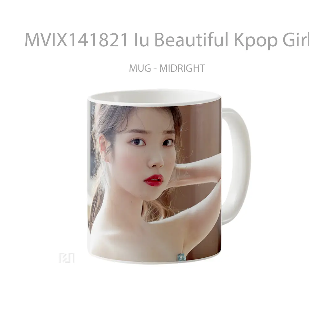 Mug Iu Beautiful Kpop Girl Gelas Keramik Unik - All-side / Desain