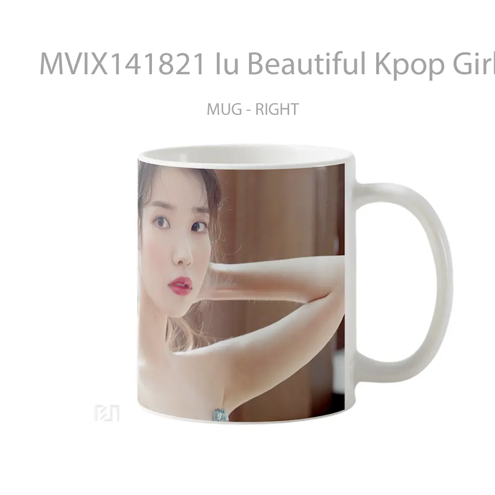 Mug Iu Beautiful Kpop Girl Gelas Keramik Unik - All-side / Desain