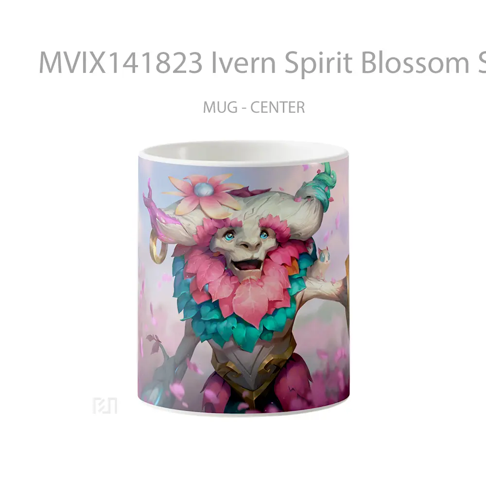 Mug Ivern Spirit Blossom Skin Lol Splash Art Cangkir Gamer