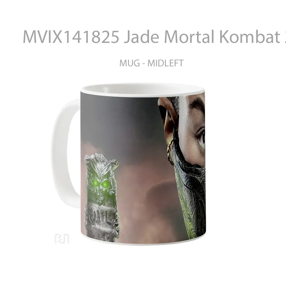 Mug Jade Mortal Kombat 2 Poster Gelas Keramik Unik - All-side / Desain
