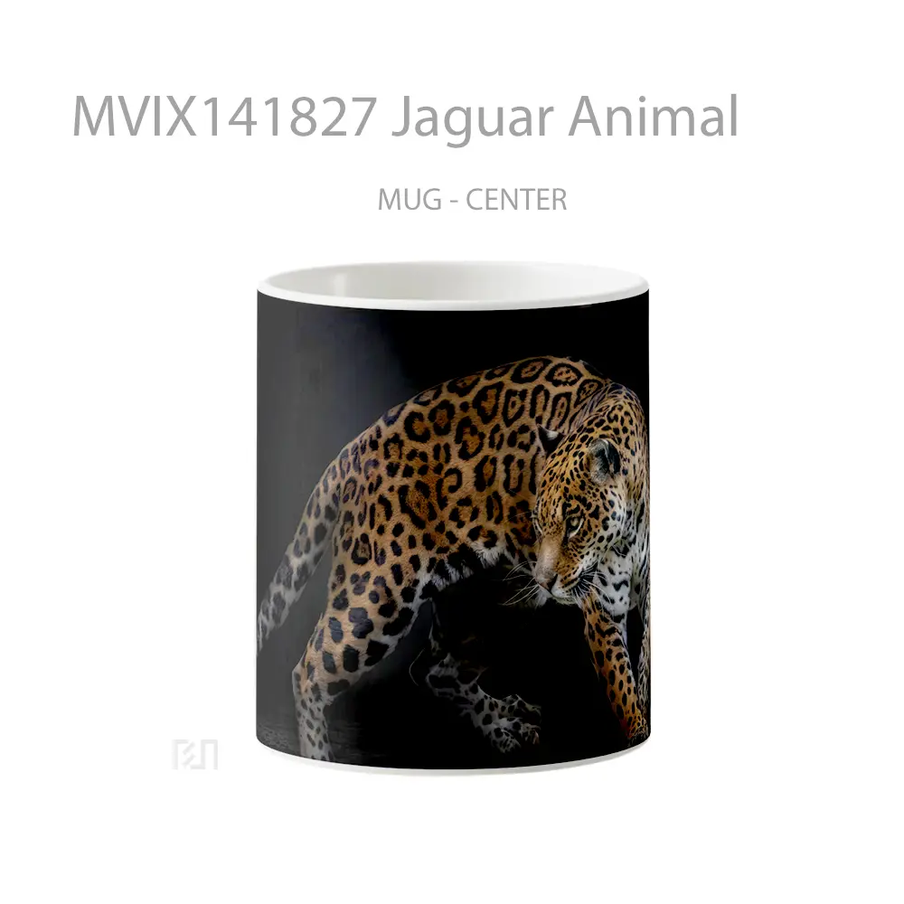 Mug Jaguar Animal Gelas Hewan Lucu