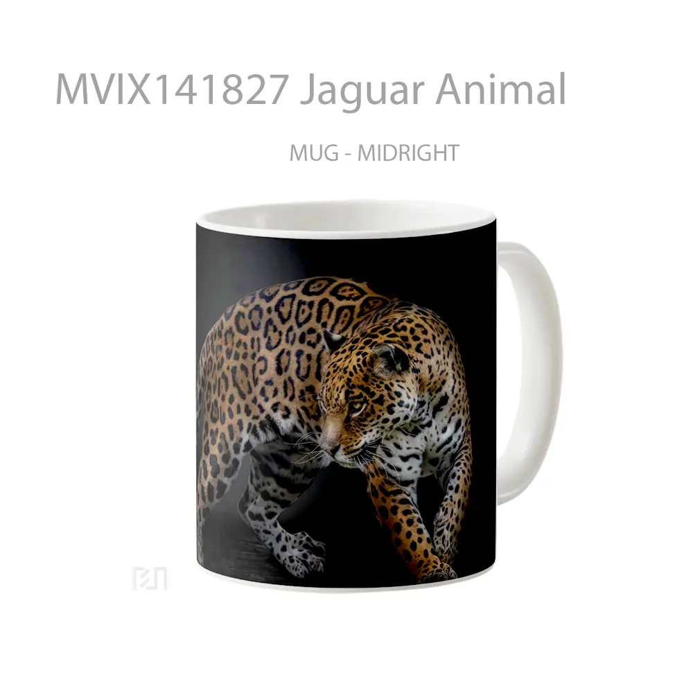 Mug Jaguar Animal Gelas Hewan Lucu - All-side / Desain