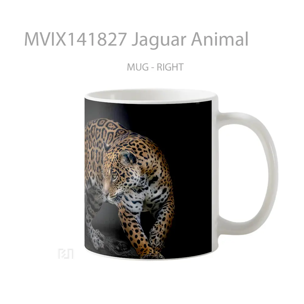 Mug Jaguar Animal Gelas Hewan Lucu - All-side / Desain