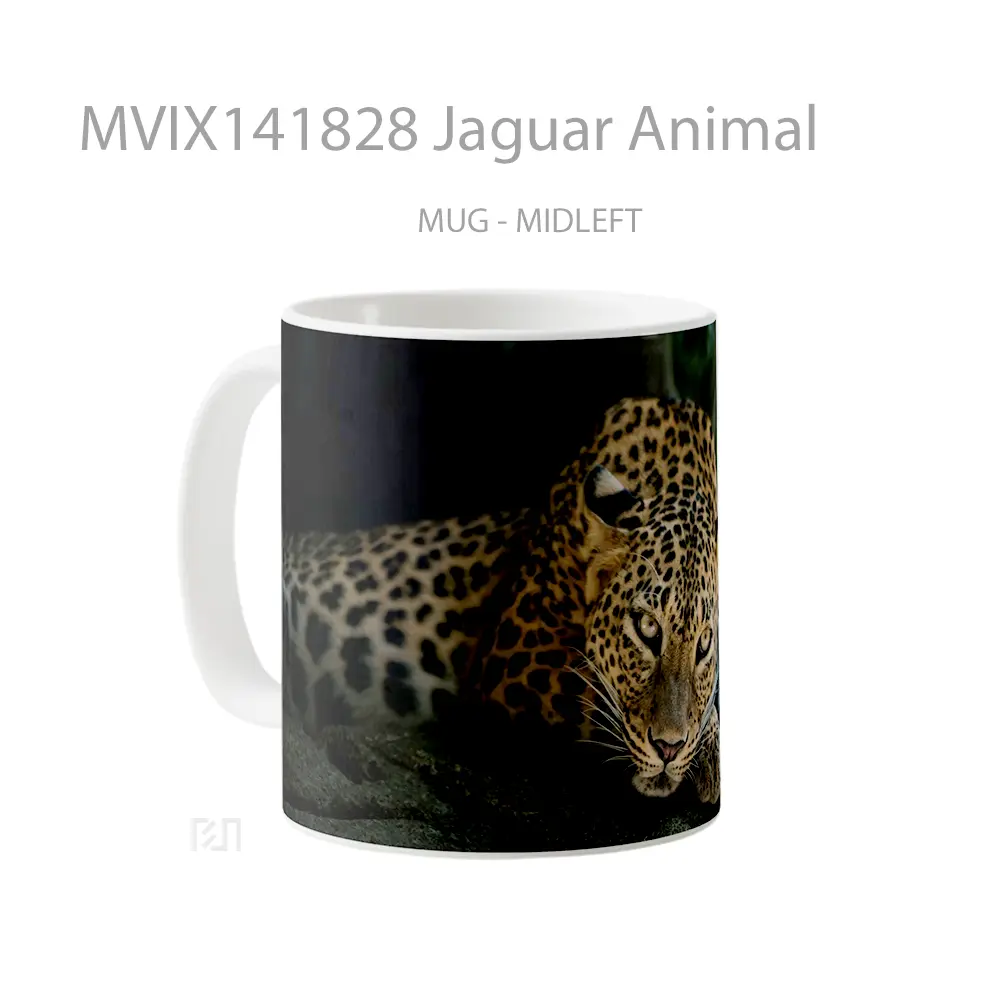 Mug Jaguar Animal Gelas Hewan Lucu - All-side / Desain