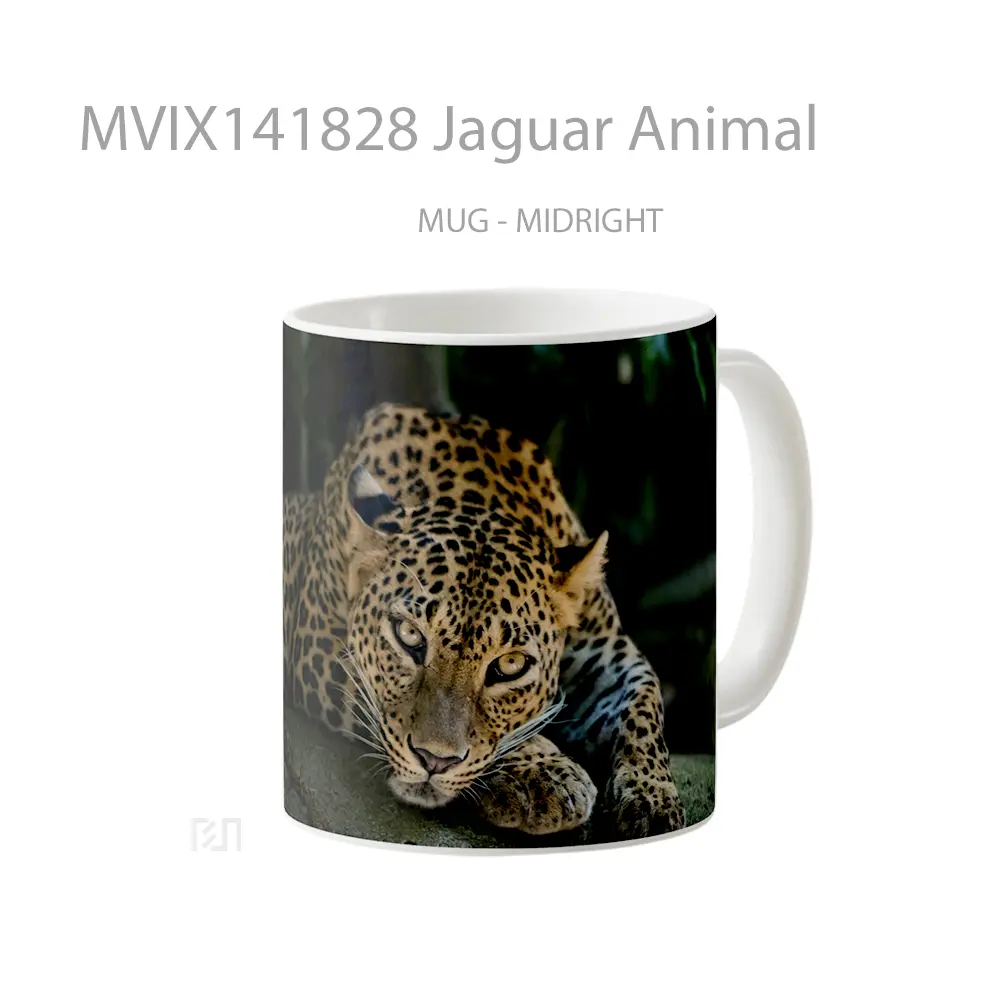 Mug Jaguar Animal Gelas Hewan Lucu - All-side / Desain
