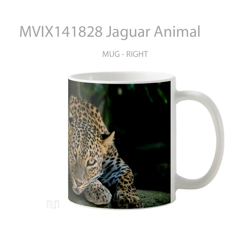 Mug Jaguar Animal Gelas Hewan Lucu - All-side / Desain