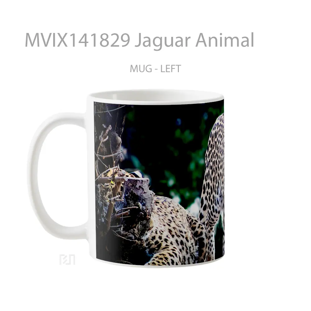 Mug Jaguar Animal Gelas Hewan Lucu - All-side / Desain