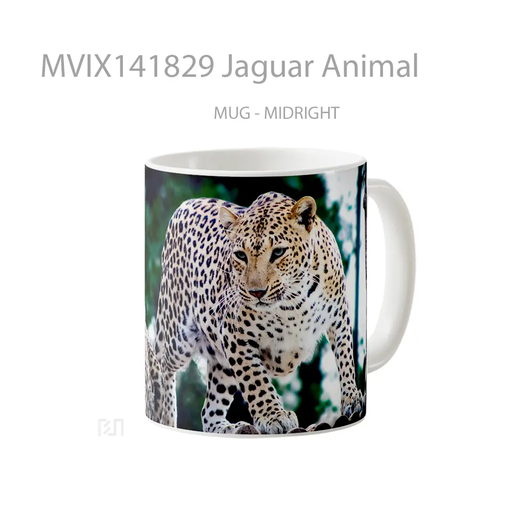 Mug Jaguar Animal Gelas Hewan Lucu - All-side / Desain