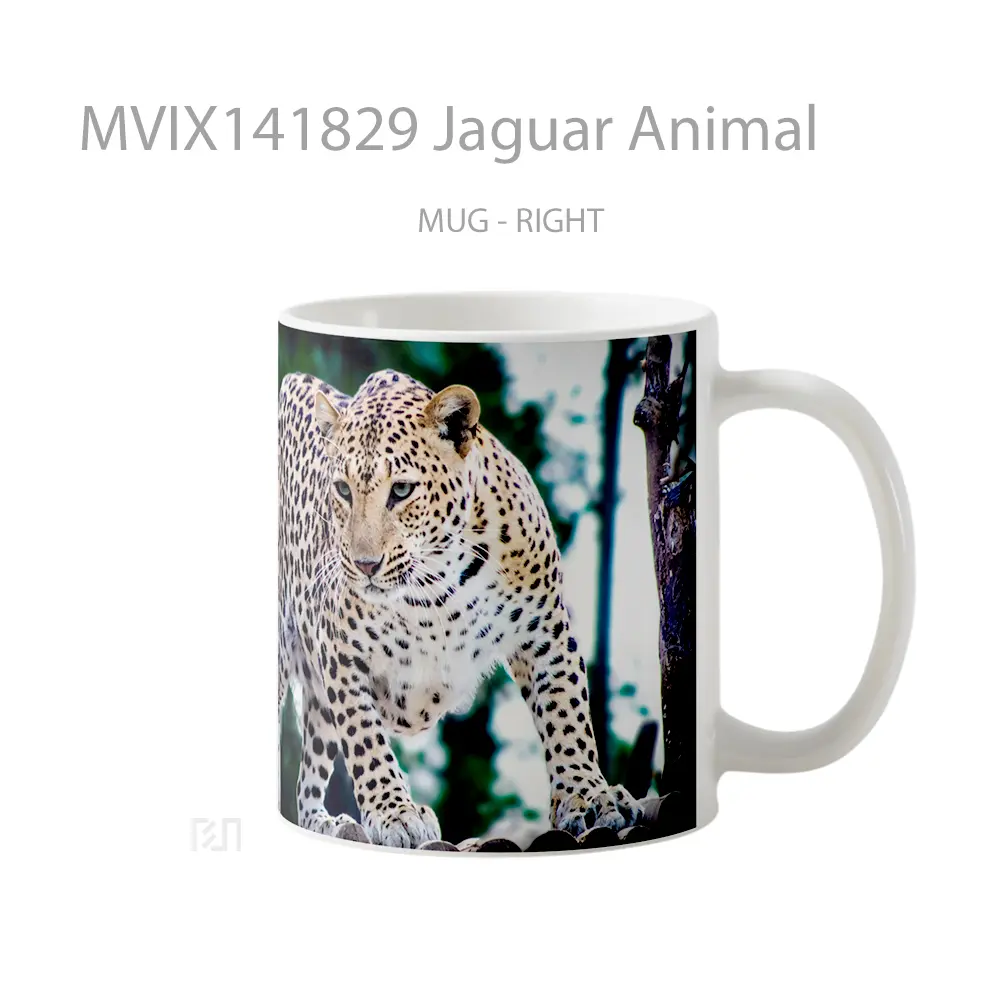 Mug Jaguar Animal Gelas Hewan Lucu - All-side / Desain
