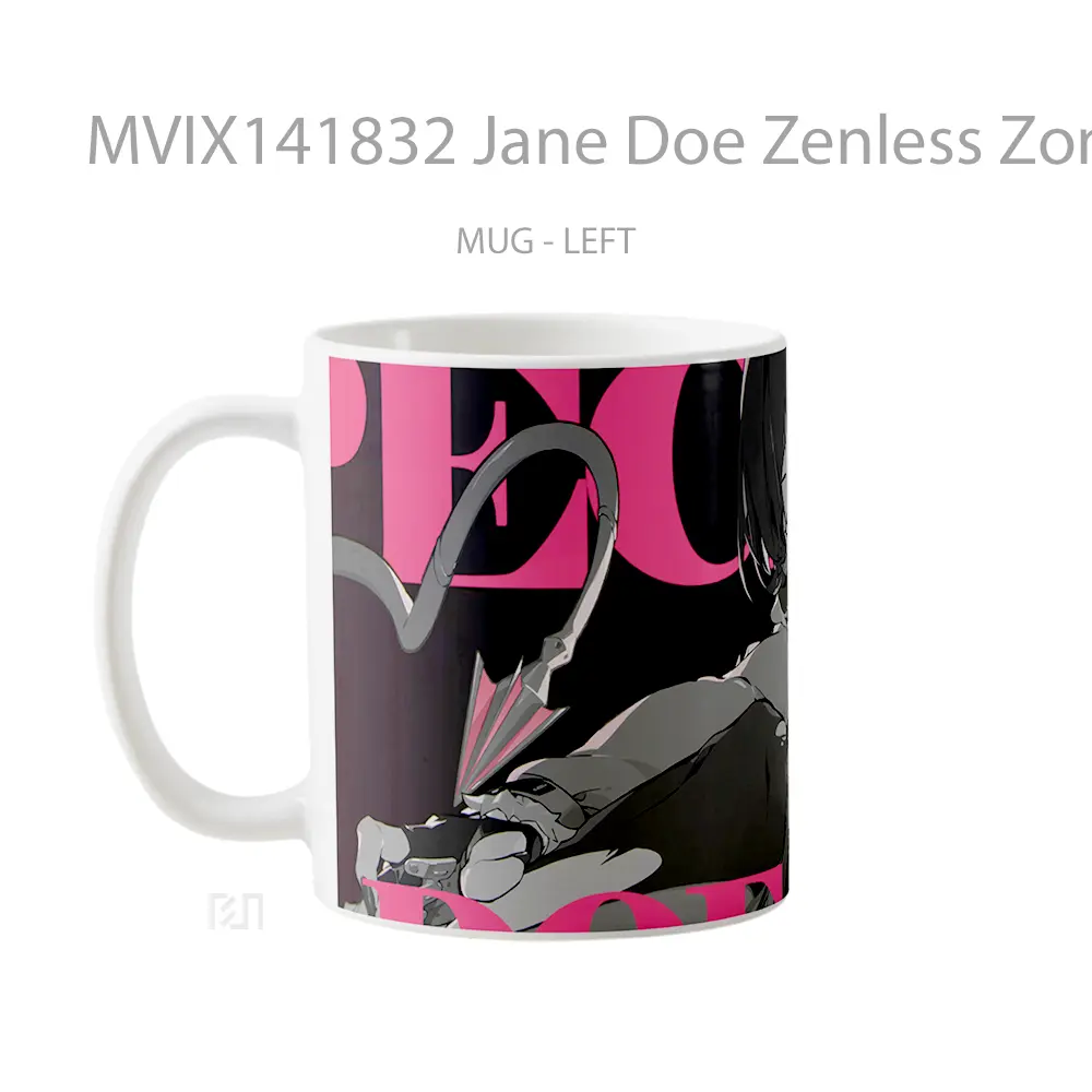 Mug Jane Doe Zenless Zone Zero Gelas Keramik Unik - All-side / Desain