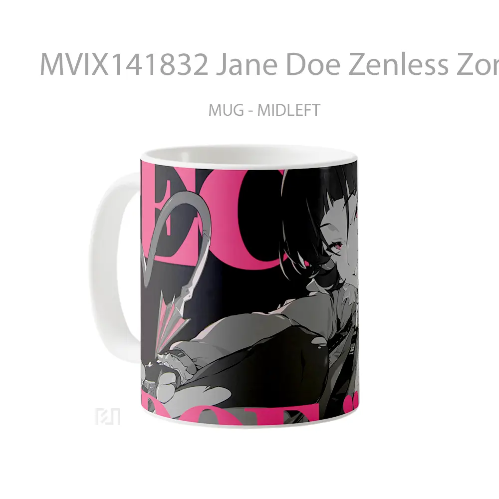 Mug Jane Doe Zenless Zone Zero Gelas Keramik Unik - All-side / Desain