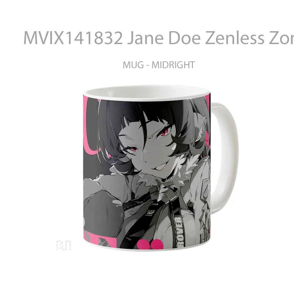 Mug Jane Doe Zenless Zone Zero Gelas Keramik Unik - All-side / Desain