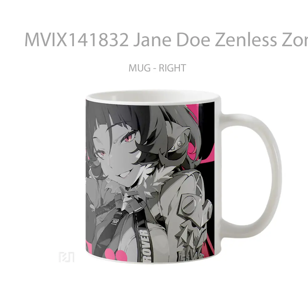 Mug Jane Doe Zenless Zone Zero Gelas Keramik Unik - All-side / Desain
