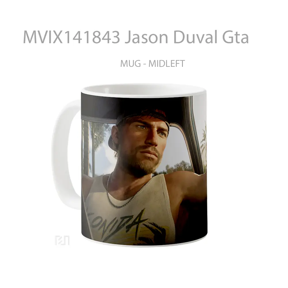 Mug Jason Duval Gta Gelas Keramik Unik - All-side / Desain