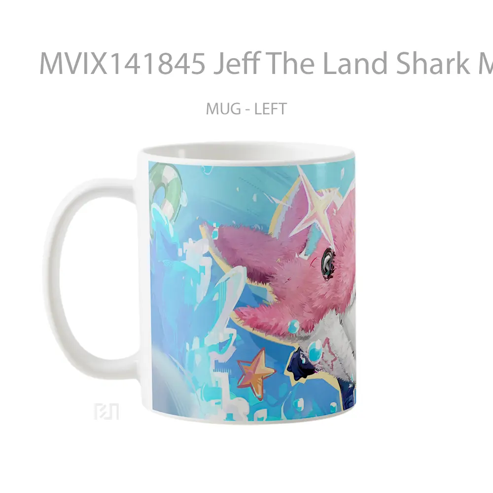 Mug Jeff The Land Shark Marvel Rivals Mvp Incognito Dolphin Ski Gelas Superhero - All-side / Desain