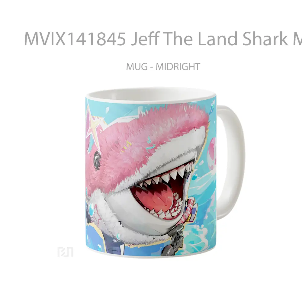 Mug Jeff The Land Shark Marvel Rivals Mvp Incognito Dolphin Ski Gelas Superhero - All-side / Desain