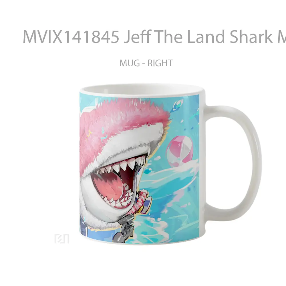 Mug Jeff The Land Shark Marvel Rivals Mvp Incognito Dolphin Ski Gelas Superhero - All-side / Desain