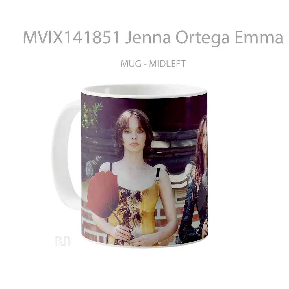 Mug Jenna Ortega Emma Myers Gelas Keramik Unik - All-side / Desain
