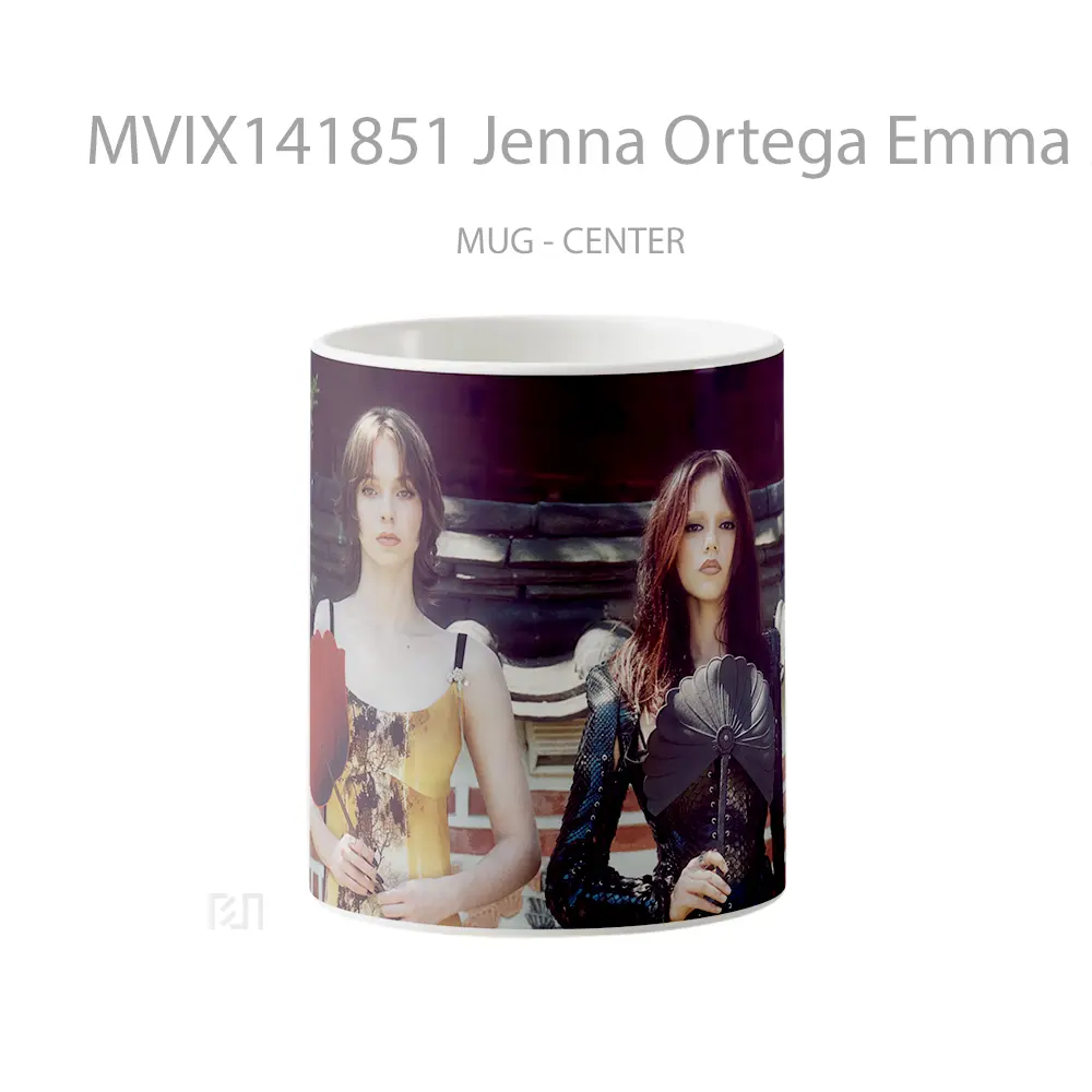 Mug Jenna Ortega Emma Myers Gelas Keramik Unik