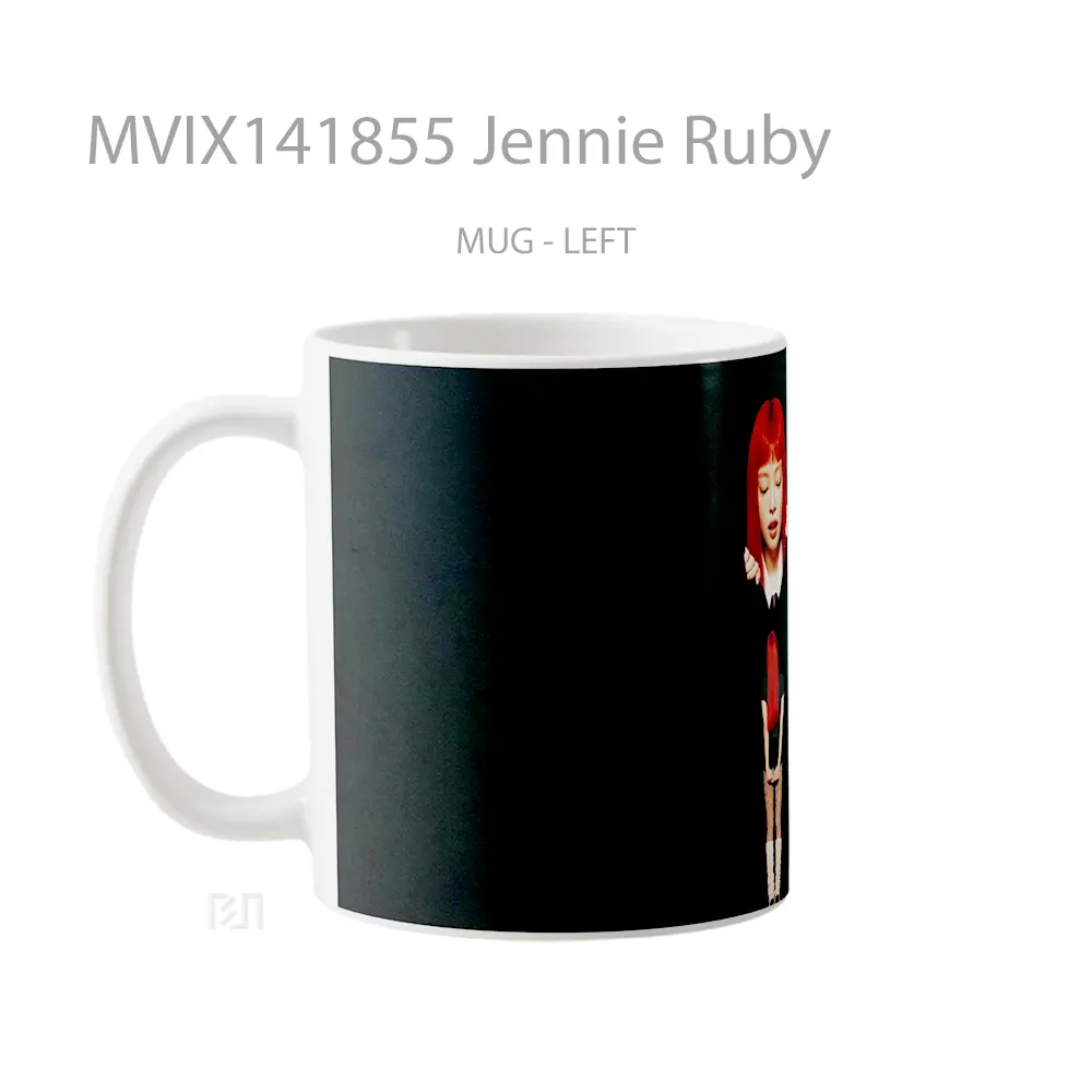 Mug Jennie Ruby Gelas Keramik Unik - All-side / Desain