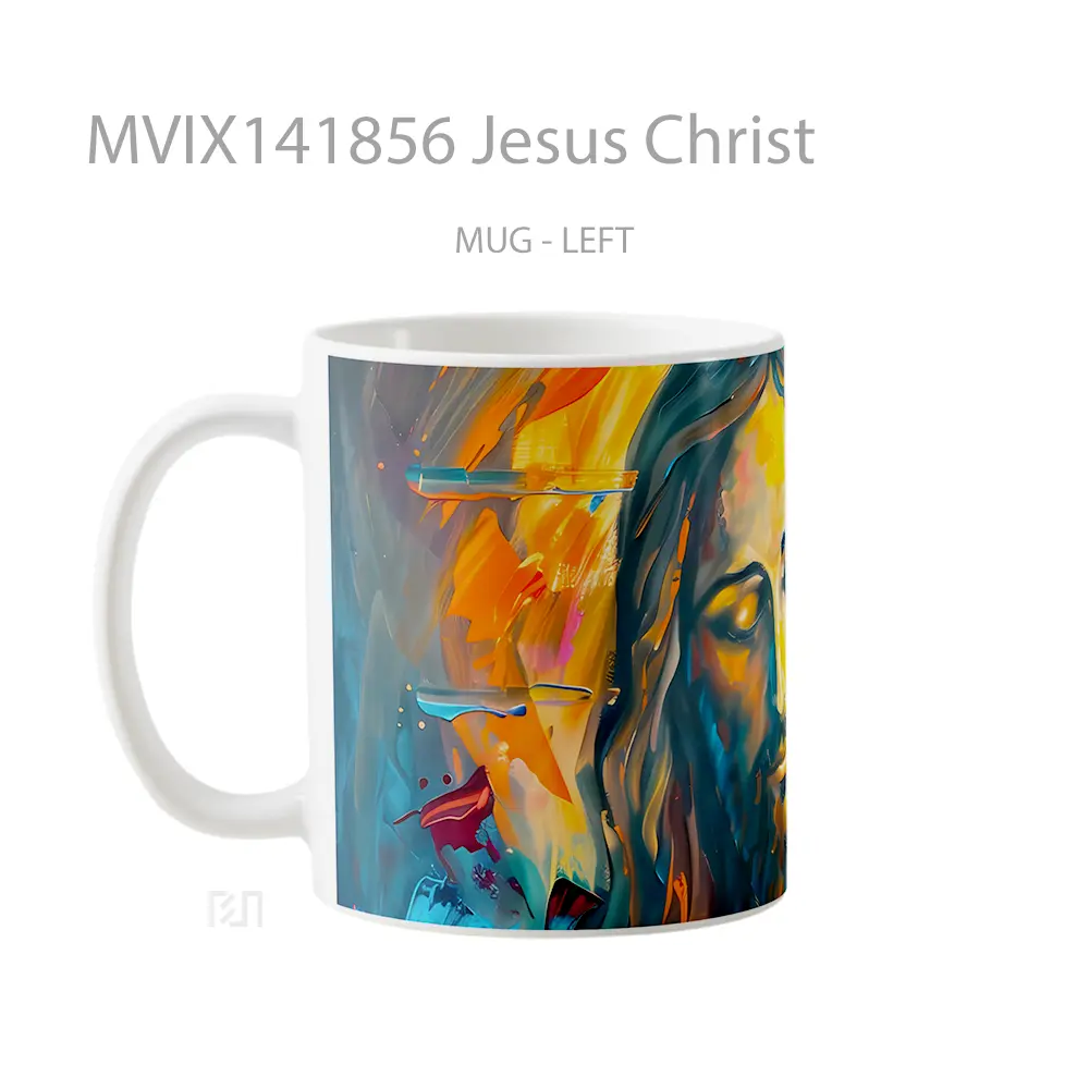 Mug Jesus Christ Gelas Keramik Unik - All-side / Desain
