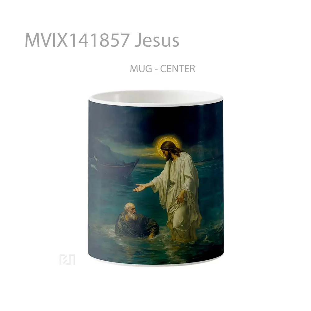 Mug Jesus Gelas Keramik Unik