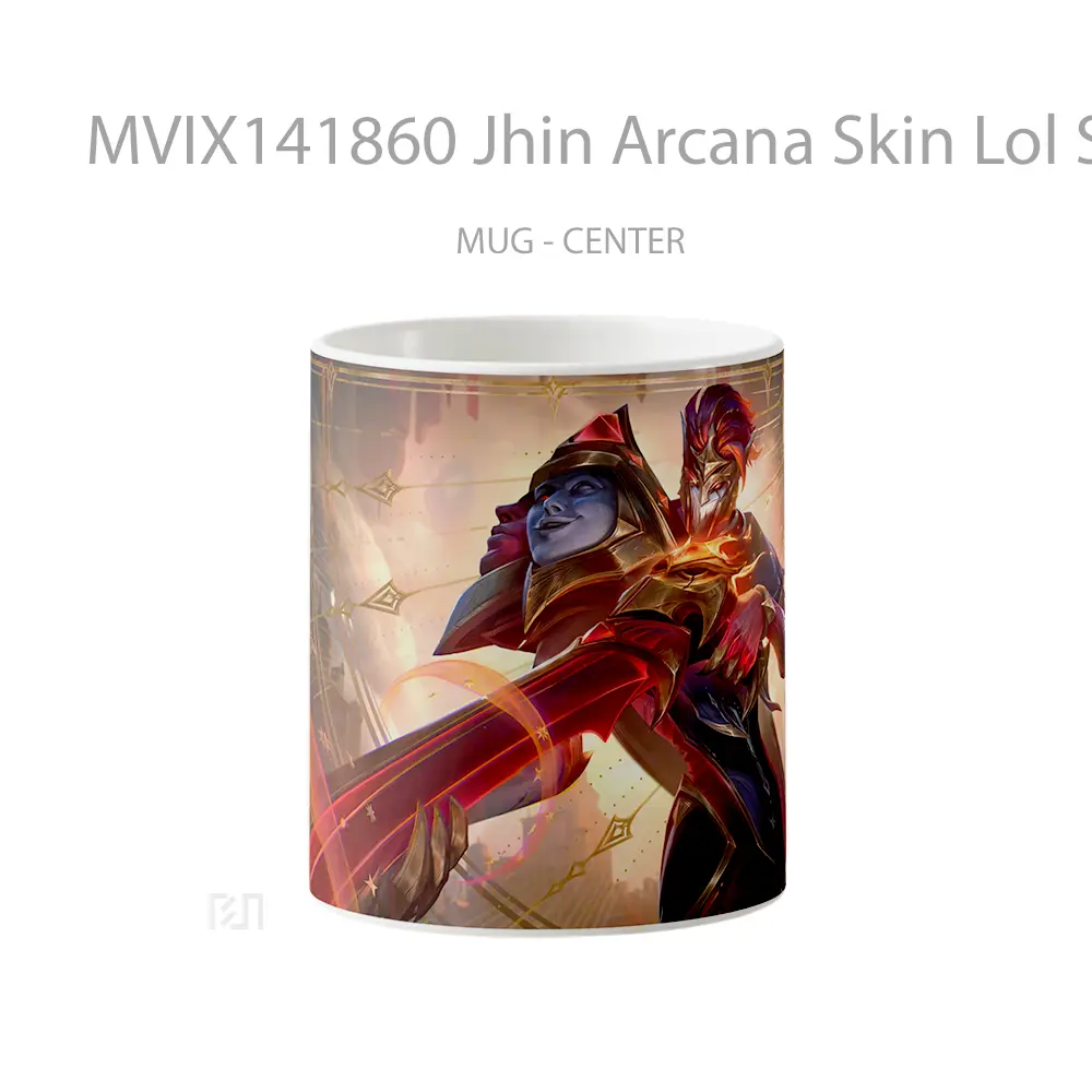 Mug Jhin Arcana Skin Lol Splash Art Cangkir Gamer