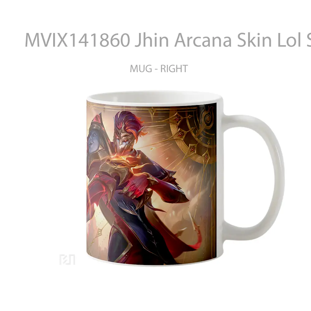 Mug Jhin Arcana Skin Lol Splash Art Cangkir Gamer - All-side / Desain