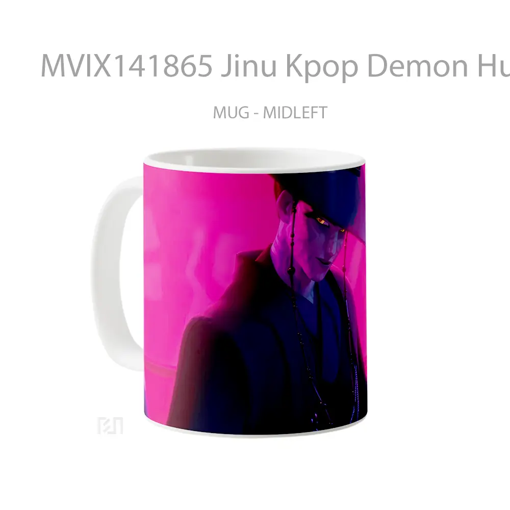 Mug Jinu Kpop Demon Hunters Gelas Keramik Unik - All-side / Desain