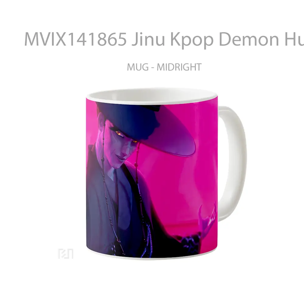 Mug Jinu Kpop Demon Hunters Gelas Keramik Unik - All-side / Desain