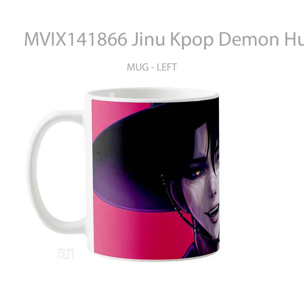 Mug Jinu Kpop Demon Hunters Gelas Keramik Unik - All-side / Desain