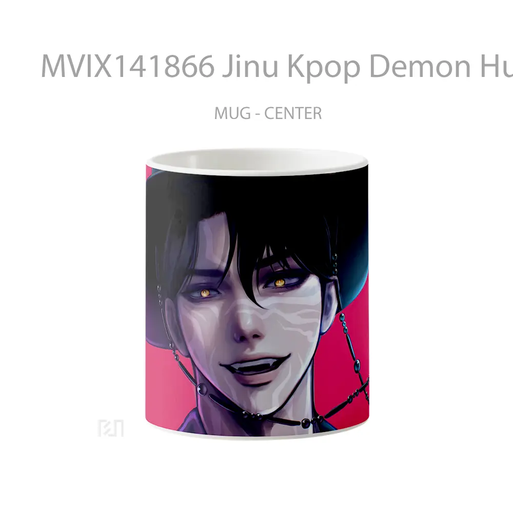 Mug Jinu Kpop Demon Hunters Gelas Keramik Unik