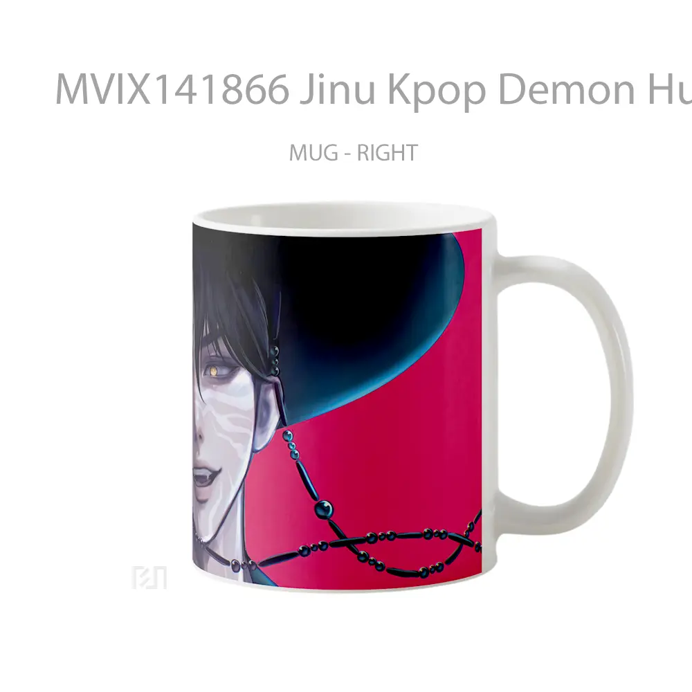 Mug Jinu Kpop Demon Hunters Gelas Keramik Unik - All-side / Desain