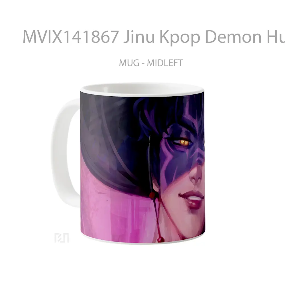 Mug Jinu Kpop Demon Hunters Gelas Keramik Unik - All-side / Desain