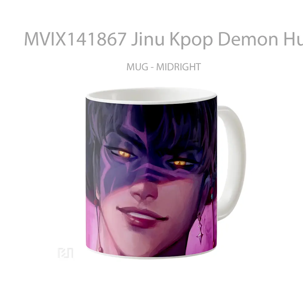 Mug Jinu Kpop Demon Hunters Gelas Keramik Unik - All-side / Desain