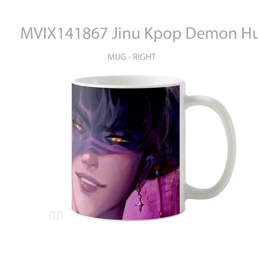 Mug Jinu Kpop Demon Hunters Gelas Keramik Unik - All-side / Desain