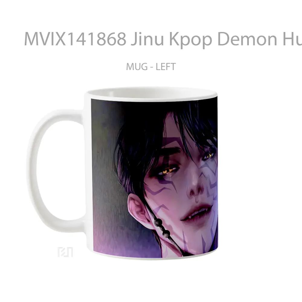 Mug Jinu Kpop Demon Hunters Gelas Keramik Unik - All-side / Desain