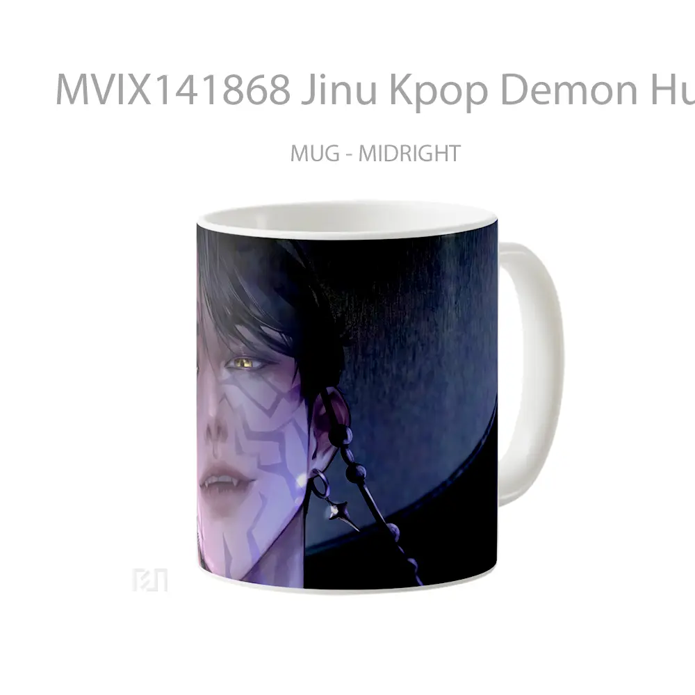 Mug Jinu Kpop Demon Hunters Gelas Keramik Unik - All-side / Desain