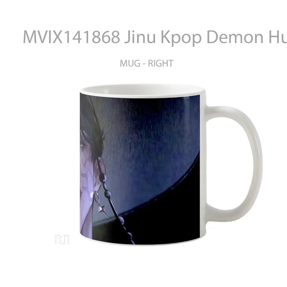 Mug Jinu Kpop Demon Hunters Gelas Keramik Unik - All-side / Desain