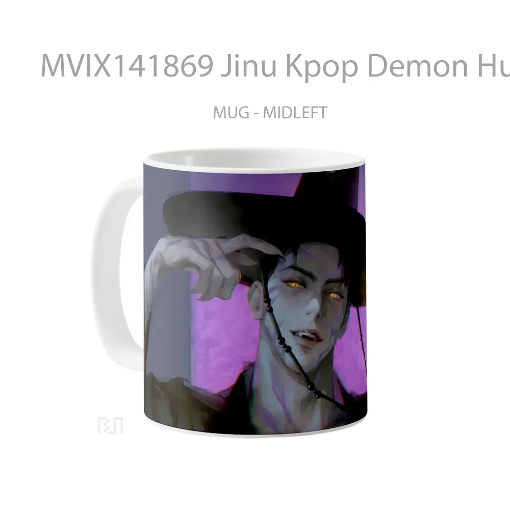 Mug Jinu Kpop Demon Hunters Gelas Keramik Unik - All-side / Desain
