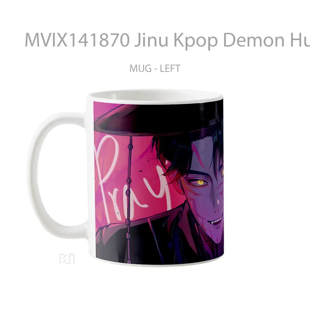 Mug Jinu Kpop Demon Hunters Gelas Keramik Unik - All-side / Desain