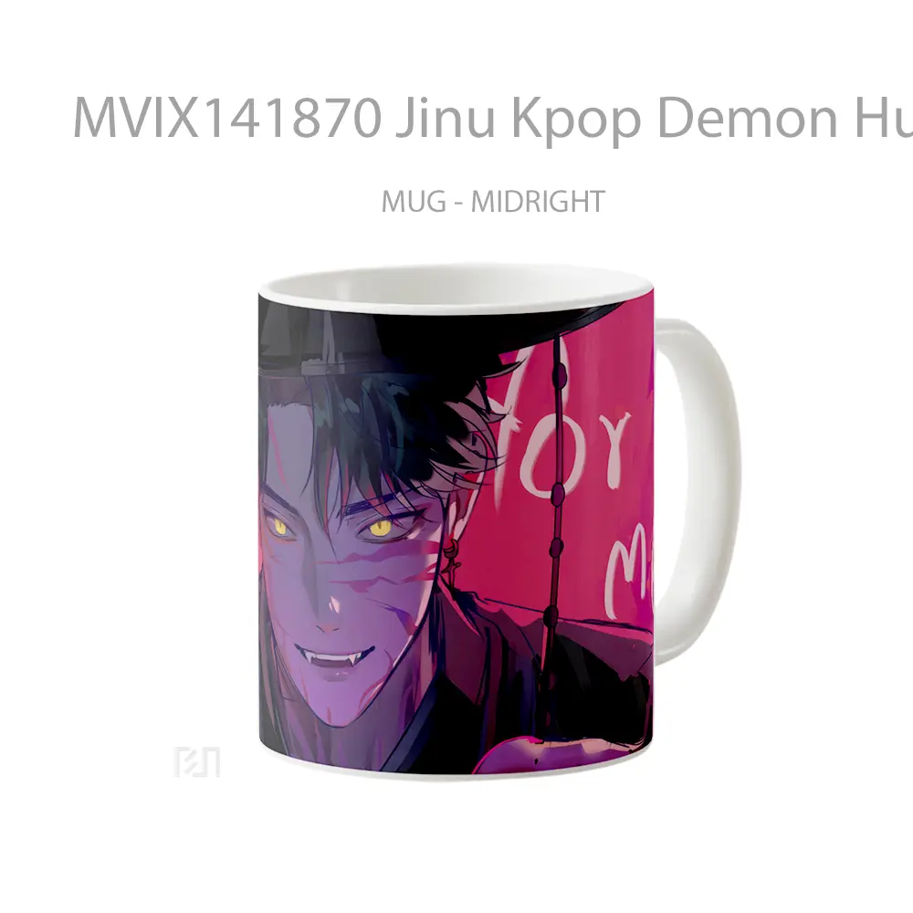 Mug Jinu Kpop Demon Hunters Gelas Keramik Unik - All-side / Desain