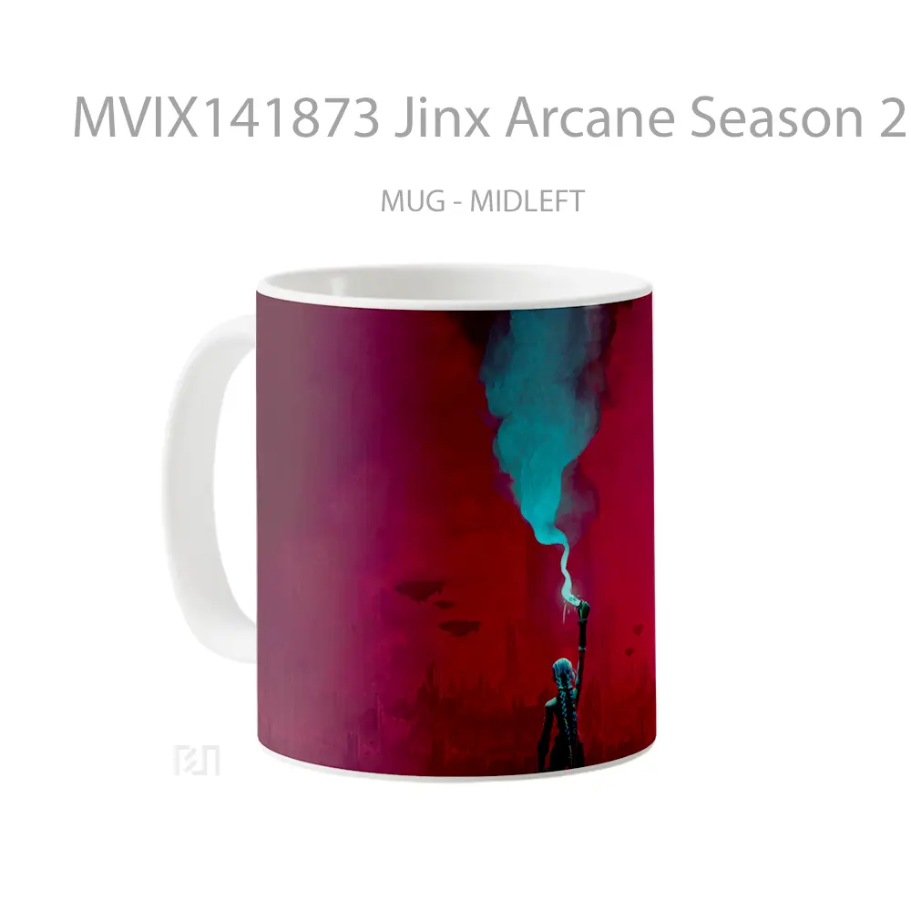 Mug Jinx Arcane Season 2 Gelas Pemandangan Alam - All-side / Desain